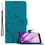 Cadorabo Motorola MOTO G6 PLUS v klasična rožnata zlata - ovitek v cvetličnem dizajnu z magnetnim zapiranjem, stoječo funkcijo in režami za kartice, (20565394) | Shoptok.si