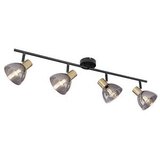 SPOT svjetiljka 4xE14 metal + staklo 25W crna 230V JAY Cijene
