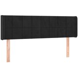  LED uzglavlje crno 147x16x78/88 cm baršunasto | shoptok.hr