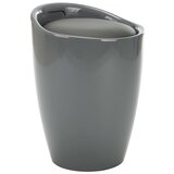 Tabure za pohranu od umjetne kože sivi | shoptok.hr