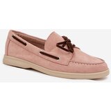 Boto Women's Loafers With Laces Light Pink Calivra | Shoptok.si