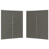  Zid šatora za zabavu 2 pcs Antracit 200 x 195 cm PE i čelik | shoptok.hr