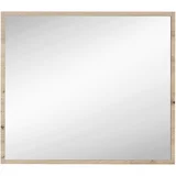 STENSKO OGLEDALO, 80/70/3 cm steklo, leseni material