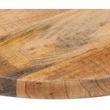 Stolna ploča Ø 60x3,8 cm okrugla od masivnog grubog drva manga | shoptok.hr