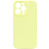 Chameleon Silikonski ovitek (liquid silicone) za Apple iPhone 14 Pro Max, Soft, pastelno rumena | Shoptok.si