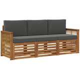  Setovi sofa 3 kom. Čvrsto drvo akacije | shoptok.hr