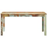  Blagovaonski stol od masivnog obnovljenog drva 160 x 80 x 76 cm | shoptok.hr