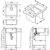 Alveus sudoper formic 20 pebble G02M | Eponuda.com