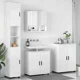 vidaXL Set namještaja za kupaonicu Zidne 4 pcs Visoko sjajno bijela Cijene