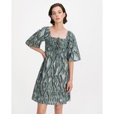 Vero Moda Annabelle Obleka Modra Zelena | Shoptok.si