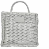 Big Star Woven Handbag White