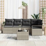  Set sofe 6 kom. Svijetlo siva poliratan Svjetlosiva 232 x 122 x 85 cm | Shoptok.si