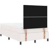  LED Box Spring Krevet s uzglavljem Krema i bijela 120 x 200 cm | shoptok.hr