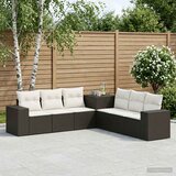  Set sofe 7 kom. Crna i krem-bijela 55 x 55 x 69 cm 255 x 255 x 85 cm | shoptok.hr