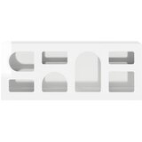 TV ormar Visoki sjaj bijela 100 x 35 x 40 cm Konstruirano drvo | shoptok.hr