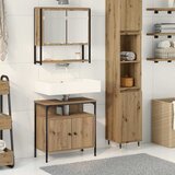  Set namještaja za kupaonicu 2 kom. Smeđa 60 x 30 x 60 cm | shoptok.hr