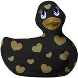 Big Teaze Toys My Duckie Romance 2.0 - patka vodootporni vibrator za klitoris (crno-zlatni) | shoptok.hr