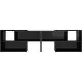 TV ormarić visoki sjaj crni 149 x 30 x 52 cm od iverice | shoptok.hr