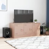 TV ormarić ružičasti 99 x 39 x 44 cm čelični | Eponuda.com
