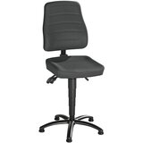 eurokraft pro Vrtljiv delovni stol, material Supertec, s talnimi drsniki | Shoptok.si