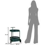 Mauro Ferretti Metalna kolica za posluživanje na kotačima 49,5x40 cm Saturn – | shoptok.hr