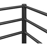  Krevet na kat bez madraca crni 90x190 cm čelik | shoptok.hr