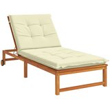  Jastučić za ležaljku GEMERT 100% poliester Krem 190 x 90 x 9 cm | shoptok.hr