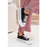 Boto Women's Platform Sneakers With Golden Pins Black Fiorina | Shoptok.si