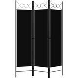 Sobna pregrada s 3 panela crna 120 x 180 cm | Eponuda.ba