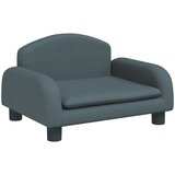 Maison Chic Otroški kavč - Otroški divan - Otroški sedež temno siv 50x40x30 cm blago, (21729730) Cene