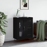 Maison Chic Komoda - Predalnik črna 69,5x34x90 cm inženirski les, (21715969) | Shoptok.si
