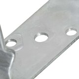 vidaXL Sidra za ogradu 12 kom srebrna 12 x 6 x 15 cm pocinčani čelik | shoptok.hr