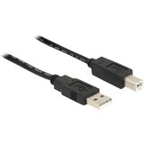Delock USB 2.0 [1x moški konektor USB 2.0 tipa A - 1x moški konektor USB 2.0 tipa B] 20 m črna UL-certificirano USB kabel USB 2.0 USB-A vtič, U, (20416046) | Shoptok.si
