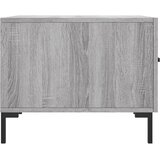  Stolić za kavu siva boja hrasta 50x50x40 cm konstruirano drvo | shoptok.hr
