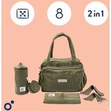 Doomoo torba za previjanje Fluffy - Corduroy Kaki | shoptok.hr