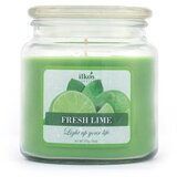 Ilkos Dišeča sveča Fresh Lime (srednja, vonj limete) | Shoptok.si
