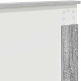  Uzglavlje s uzglavljem Siva Sonoma 140 cm Konstruirano drvo | shoptok.hr