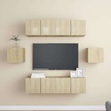  6-dijelni set TV ormarića boja hrasta sonome od iverice Cijene