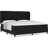  Krevet na okviru s madracem Crna 200x200 cm Tkanina | shoptok.hr
