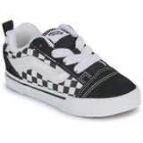 Vans Knu Skool Elastic Lace CHECKERBOARD BLACK/TRUE WHITE Crna | shoptok.hr