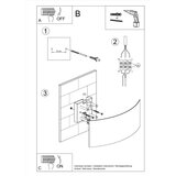  Zidna lampa MAGNUS crna | shoptok.hr