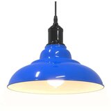 VISILICA podesiva po visini E27 sjaj tamnoplava Ø 31 cm metal | shoptok.hr