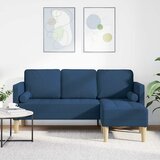  Set sofe s jastukom Plava Poliester | shoptok.hr