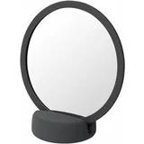 Blomus sivo-crno stolno kozmetičko zrcalo, visina 18,5 cm