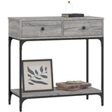  Konzolni stol siva boja hrasta 75x34,5x75 cm konstruirano drvo | Eponuda.com