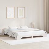 vidaXL okvir za posteljo Bela Les 180 x 200 cm Vzdržljiv Cene