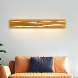 Nettlife LED stenska svetilka, notranja lesena moderna hodniška svetilka 3000K toplo bela 50CM indirektna svetilka za dnevno sobo 8W, (22136428) | Shoptok.si