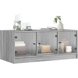  Stolić za kavu sa staklenim vratima boja hrasta 102x50x42 cm | shoptok.hr