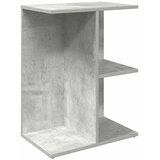  Noćni ormarić beton siva 46,5x29x61 cm konstruiranog drva | shoptok.hr