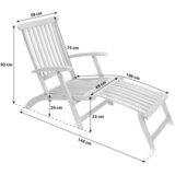 Gardenson VRTNI LEŽALNIK naravne barve | Shoptok.si